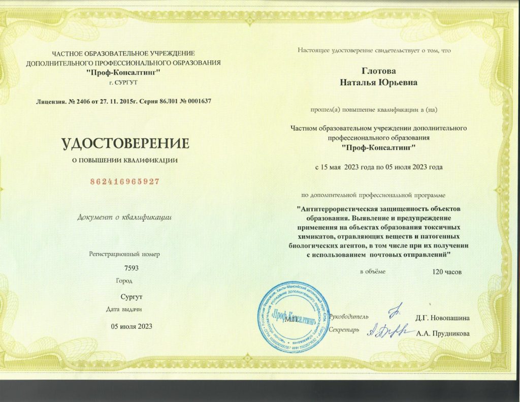 Наталья Глотова